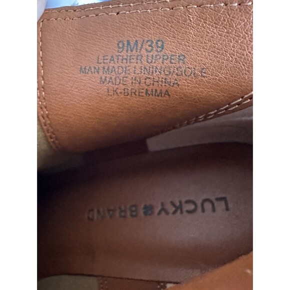 Lucky Brand Women's Lk-Bremma Brown Suede Back Zipper Ankle Boots Size 9 M/ 39 - Picture 10 of 10